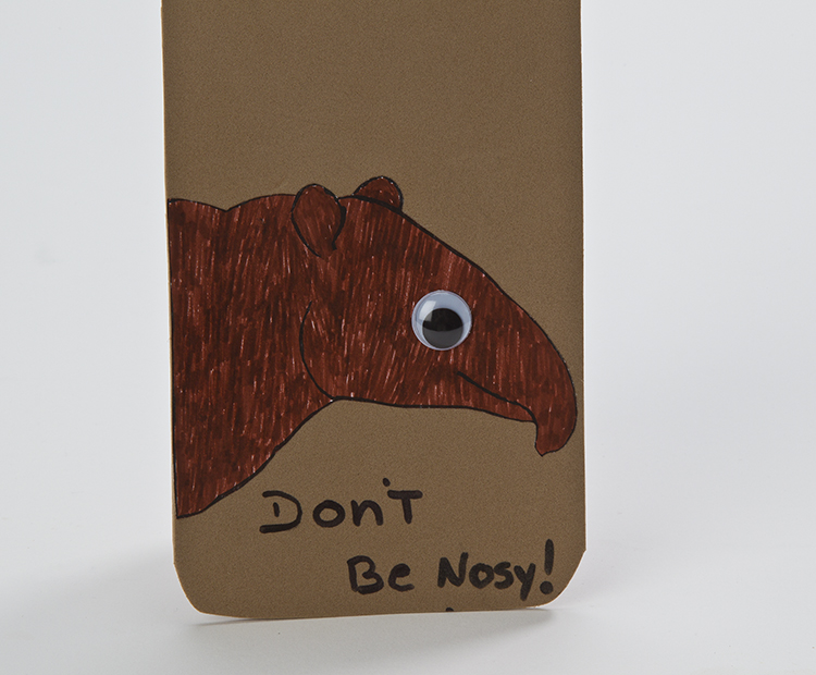 Door hanger closeup